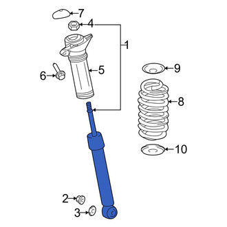 Toyota OE - Rear Suspension Shock Absorber