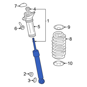 Toyota OE - Rear Suspension Shock Absorber