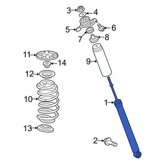 Toyota OE - Rear Suspension Shock Absorber