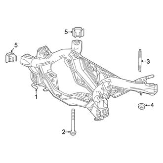 Toyota OE - Rear Suspension - Suspension Mounting (Hybrid SE AWD)