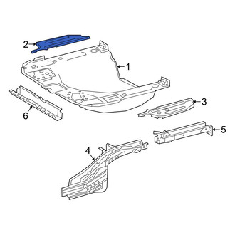 Toyota OE - Rear Right Floor Extension