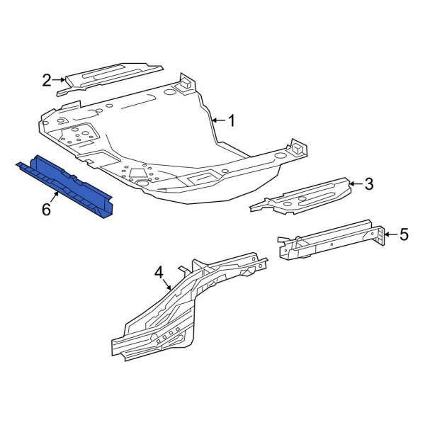 Floor Pan Crossmember