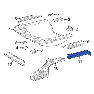 Toyota OE - Rear Right Frame Rail End