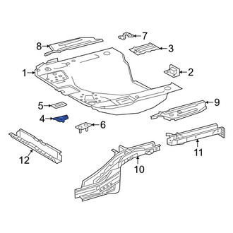 Toyota OE - Fuel Line Bracket