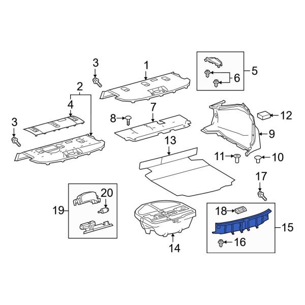 Trunk Trim Scuff Plate