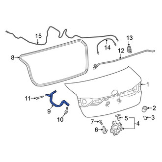 Toyota OE - Rear Deck Lid Hinge