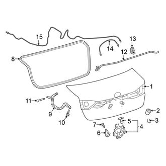 Toyota OE - Trunk Lid - Lid & Components