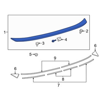 Toyota OE - Rear Spoiler