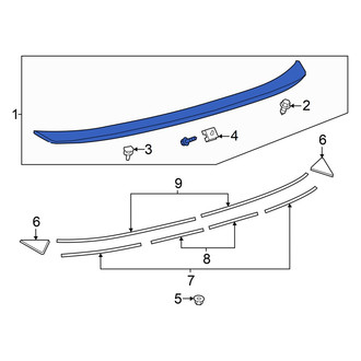 Toyota OE - Rear Spoiler