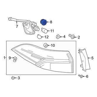 Toyota OE - Rear Tail Light Bulb