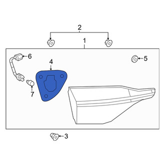 Toyota OE - Back Up Light Assembly Gasket