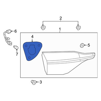 Toyota OE - Back Up Light Assembly Gasket