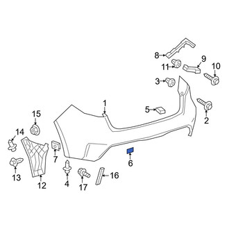 Toyota OE - Lower Bumper Cover Insulator