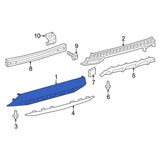 Toyota OE - Rear Lower Bumper Cover