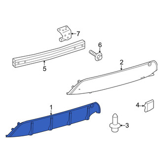 Toyota OE - Rear Lower Bumper Cover