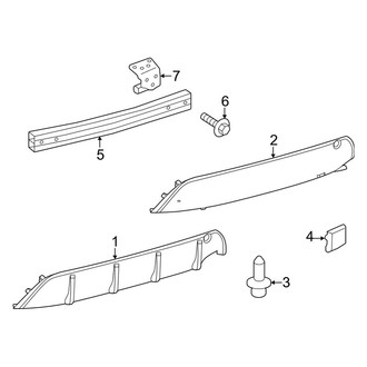 Toyota OE - Rear Bumper - Bumper & Components (Lower Components)