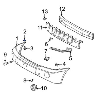 Toyota OE - Bumper Cover Retainer