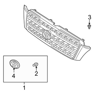 Toyota OE - Grille & Components