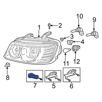 Toyota OE - Left Headlight Bracket