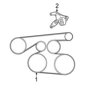 Toyota OE - Cooling - Belts & Pulleys (2.4L)