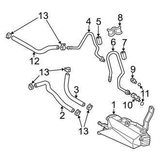 Toyota OE - Cooling - Trans Oil Cooler (2.4L)