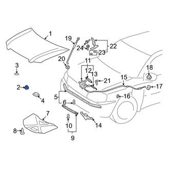 Toyota OE - Hood Stop Buffer