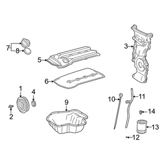 Toyota OE - Engine / Transaxle - Engine Parts (2.4L)