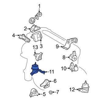 Toyota OE - Right Engine Mount