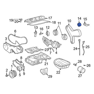 Toyota OE - Engine Timing Belt Idler