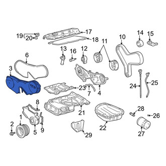 Toyota OE - Inner Upper Engine Timing Cover