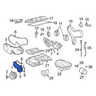 Toyota OE - Lower Engine Timing Cover