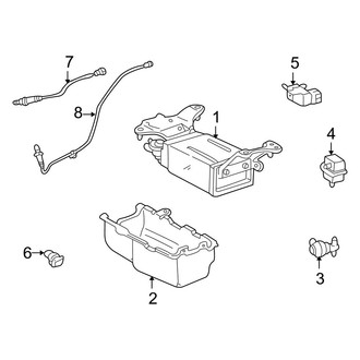 Toyota OE - Emission System - Emission Components (2.4L)
