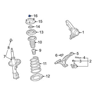 Toyota OE - Suspension Strut Mount Nut