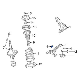 Toyota OE - Front Suspension Control Arm Bumper