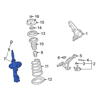 Toyota OE - Front Left Suspension Strut