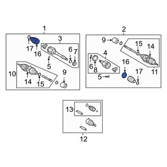 Toyota OE - Front Inner CV Joint Boot Band