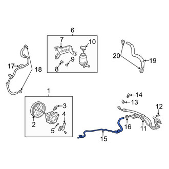 Toyota OE - Power Steering Return Hose