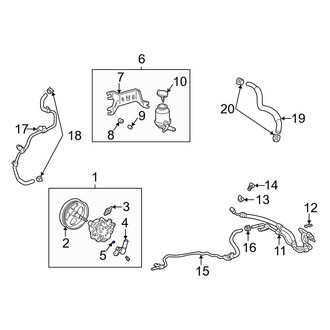 Toyota OE - Power Steering Return Line End Fitting O-Ring