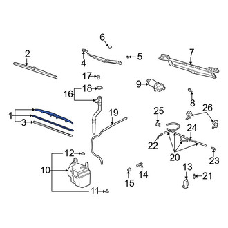 Toyota OE - Front Left Wiper Blade