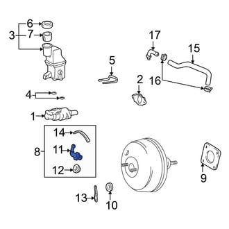 Toyota OE - Power Brake Booster Check Valve