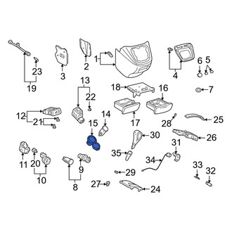 Toyota OE - 12 Volt Accessory Power Outlet Cover