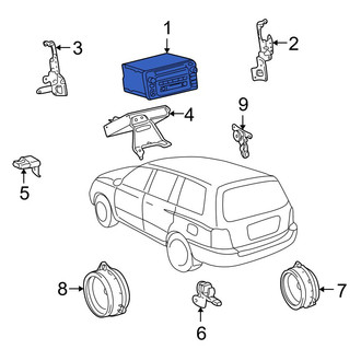 Toyota OE - Radio Control Unit