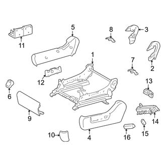 Toyota OE - Seats & Tracks - Tracks & Components (Power Driver Seat)