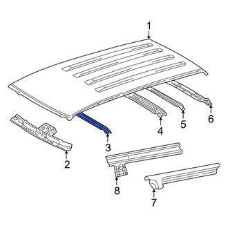 Toyota OE - Front Roof Panel Reinforcement