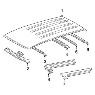 Toyota OE - Roof & Components (W/O Sunroof)