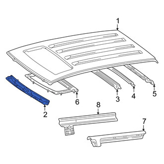 Toyota OE - Front Roof Header Panel