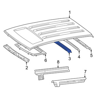 Toyota OE - Center Roof Panel Reinforcement