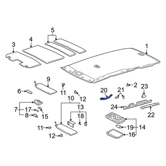 Toyota OE - Front Right Interior Door Pull Handle