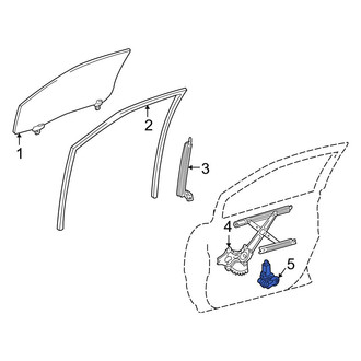 Toyota OE - Front Left Window Motor