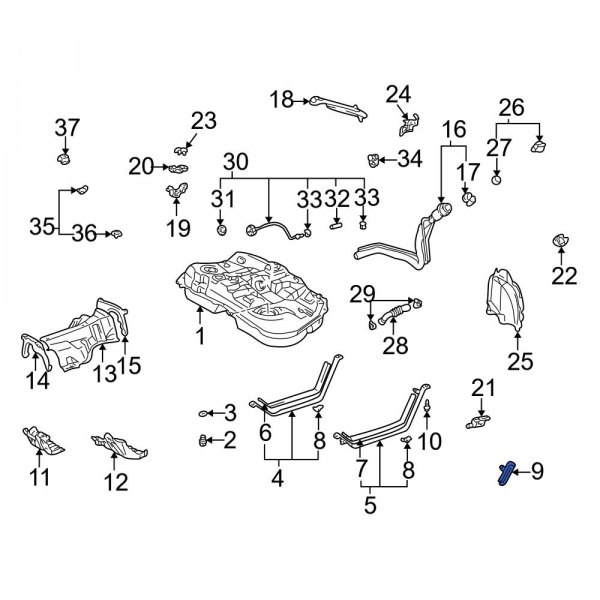 Fuel Tank Strap Grommet